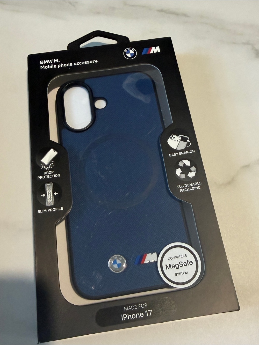 BMW M Navy Blue MagSafe iPhone 17 Case